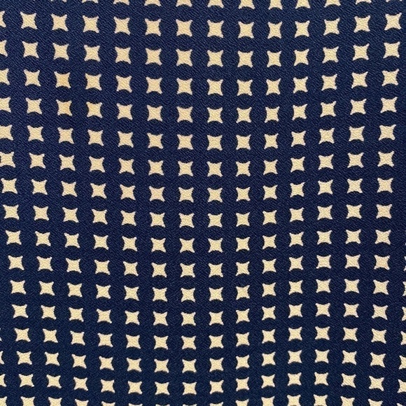 PLEIONE Blue and White Short Sleeve Shift Dress - Size Small - Picture 3 of 10